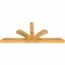 Ekena Millwork Richland Rough Sawn Timber Gable Bracket, Western Red Cedar, 72"W x 30"H x 4"D x 4"F, 10/12 Pitch GBW072X30X0404RIC00RWR - alternate 3
